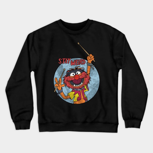 Muppets Animal Crewneck Sweatshirt by valentinahramov